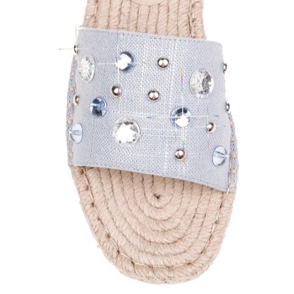 Badgley Mischka Jewel Kyra Espadrille Sandal Size 10. - Picture 3 of 11